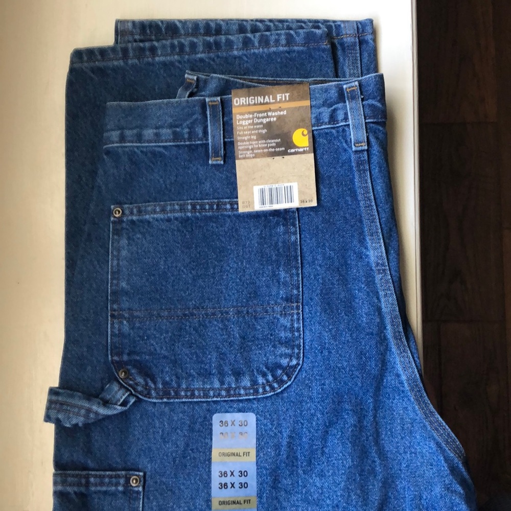 Carhartt Double-Front Logger Dungaree Jeans